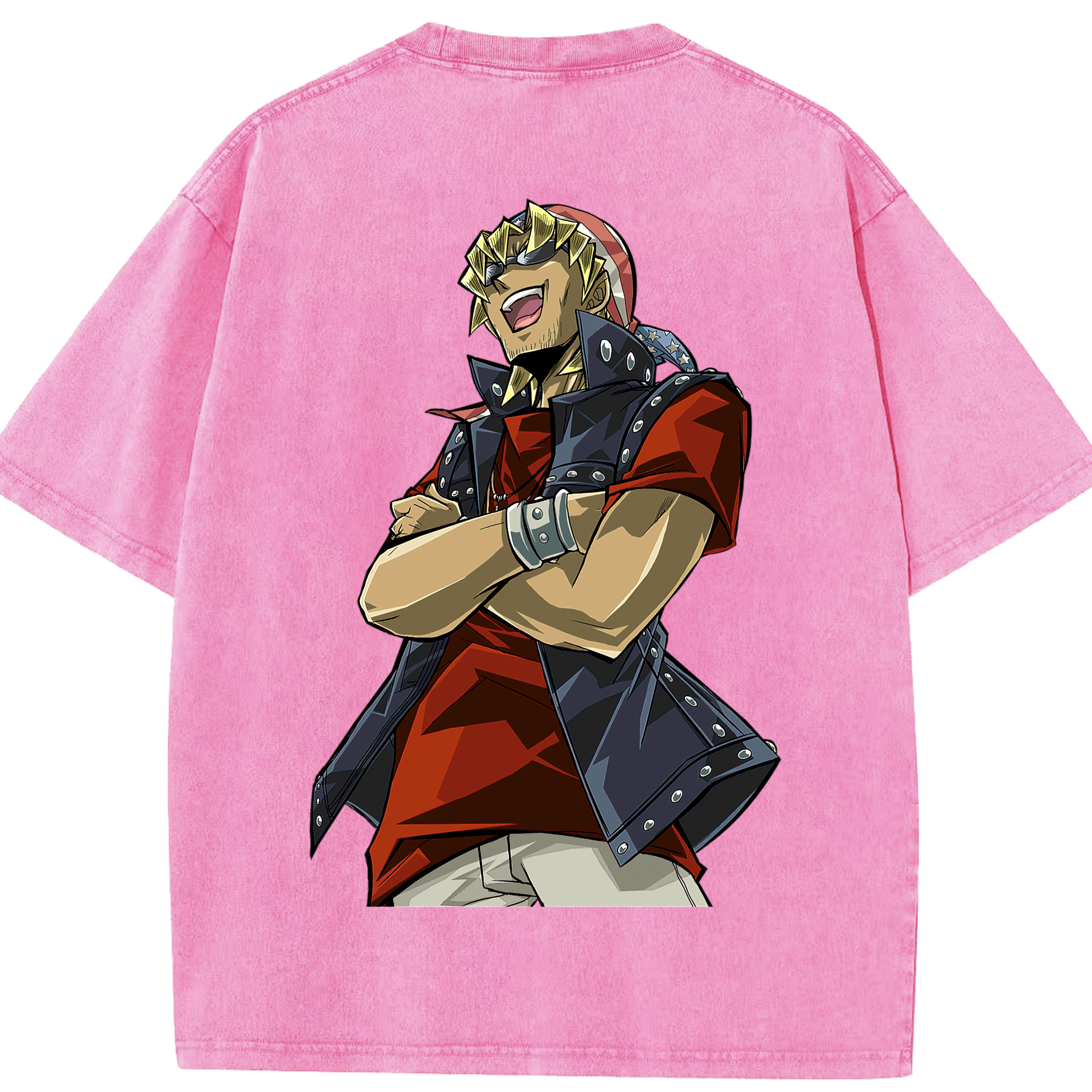 （画像用） 遊☆戯☆王 Yu-Gi-Oh! 綿100% ヴィンテージ風 半袖Tシャツ（背面プリント）